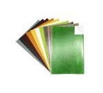 Feuille sodertex simili cuir adhesif 1mm savanna shades    20x30cm coloris assortis      paquet 10 feuilles
