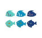 Feuille sodertex simili cuir adhesif 1mm ocean shades      20x30cm coloris assortis      paquet 10 feuilles