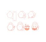 Kit creatif sodertex sac a coudre paques feutrine easter chick basket 20x22cm