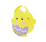 Kit creatif sodertex sac a coudre paques feutrine easter chick basket 20x22cm