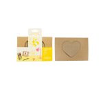 Cadre photo sodertex coeur avec chevalet love frame      carton 15,5x10,5cm pack 10    unites