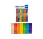 Batonnet crante sodertex 11,5cm coloris assortis pack  200 unites