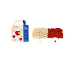 Perle sodertex coeur bois 1x1cm coloris assortis boite  400 unites
