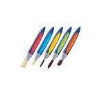 Pinceau pelikan griffix coloris et tailles assortis   blister 5 unites