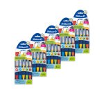 Pinceau pelikan griffix coloris et tailles assortis   blister 5 unites