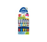 Pinceau pelikan griffix coloris et tailles assortis   blister 5 unites