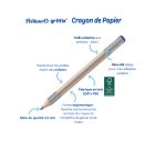 Crayon graphite pelikan griffix triangulaire mine     3,5mm hb coloris gris