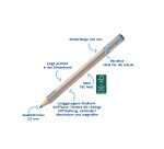 Crayon graphite pelikan griffix triangulaire mine     3,5mm hb coloris gris