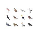 Gommette apli kids modele animaux ronde diam. 33mm pack 4 rouleaux 1440 unites