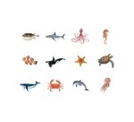 Gommette apli kids modele animaux ronde diam. 33mm pack 4 rouleaux 1440 unites