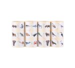 Gommette apli kids modele animaux ronde diam. 33mm pack 4 rouleaux 1440 unites