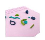 Tapis apli silicone anti-adhesif & anti-derapant  coloris lilas
