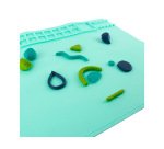 Tapis apli silicone anti-adhesif & anti-derapant  coloris vert