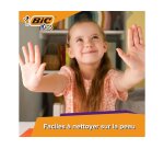 Feutre coloriage bic kids kid couleur pointe moyenne encre  ultra-lavable coloris         assortis etui 36 unites