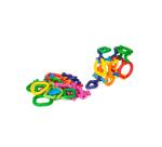 Atelier clips lap jeu de constrcution creation de      vehicules personnages o       animaux colores 50 clips 12