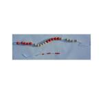 Chainettes de calcul wissner de 0 a 20 2 couleurs 20       boules rouges et blanches