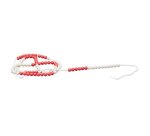 Chainette de calcul de 0 a 100 2 coleurs 100 boules      plastique rouges et blanches