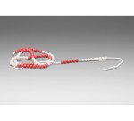 Chainette de calcul de 0 a 100 2 coleurs 100 boules      plastique rouges et blanches