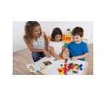 Atelier cubes miniland math premieres notions             mathematiques 100 cubes 10    coloris assortis 20 cartes d