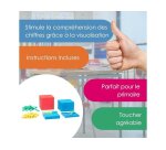 Base 10 wissner systeme decimal decomposition du      nombre jusqu a 1000 travail   en groupe 100 cubes jaunes