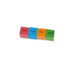 Jeux mathematiques bls table de multiplication 1 face avec l operation1 face avec        resultat 1 couleur par table