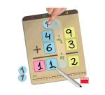 Jeux mathematiques akros apprends a additionner et a   soustraire avec les retenues  8 planches 29 fiches 8