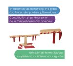 Balance mathematique wissner balance numerique et          arithmetique 22 plaques 22    boules 1 boite rangement