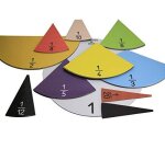 Fractions wissner cercles fractions magnetiques set de  10 marquage couleur 71 pieces