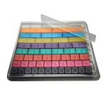Fractions wissner plateau des fractions 10 couleurs         assortie 51 pieces