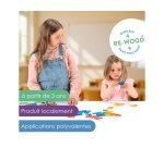 Accessoires pour geometrie wissner pentominos en re wood 60 pieces 5 coloris assortis
