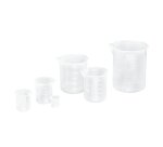 Mesure et poids wissner recipients gradues 1000 500   100 250 50 10 ml pvc          translucide 6 pieces
