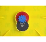 Horloge avec socle wissner grande horloge aiguilles des  heures et minutes             synchronisees 27 cm