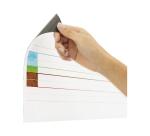 Bande lignee magnetique repositionnable grand format  nathan lot de 2