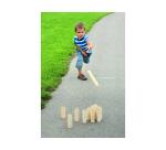 Jeux de kermesse jeu d quilles nordiques de 1 a 12   jeu interieur ou exterieur 12 quilles 1 baton bois