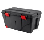 Malle rangement tremblay couvercle declipsable 2       roulettes capacite 110l       85x48x39cm
