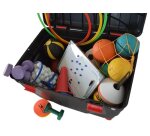 Malle rangement tremblay couvercle declipsable 2       roulettes capacite 110l       85x48x39cm