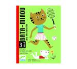Jeu de bataille bata miaou djeco 36 cartes