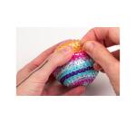 Sequins fontorpin perfores diametre 7mm 7 coloris        assortis transparents sachet  de 120g