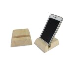 Support pour telephone bois ocolor 9.5x8x2.5cm coloris    naturel