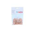Pince a linge bois innspiro mini 3cm coloris naturel lot  de 45