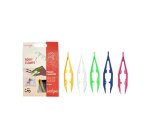 Lot pinces pour perles et aquaperles loolipo plastique  pour enfants 5 coloris        assortis