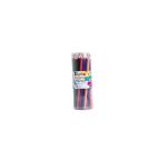 Crayon couleur resine o color corps triangulaire coloris    assortis pot 48 unites