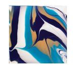 Pochette feuilles aluminium metal a repousser graine      creative 30x16cm 10 feuilles  coloris argent