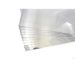 Pochette feuilles aluminium metal a repousser graine      creative 40x30cm 10 feuilles  coloris argent