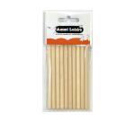 Batonnet grattage cleopatre en bois adapte a la main      98x6mm lot de 10 unites