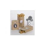 Lot sacs papier kraft folia 12x21cm 15 unites coloris     brun