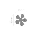 Perforateur mini innspiro fleur perfore feutrine mousse caoutchouc 2mm max papier     120/200g bristol decoupe 15 a