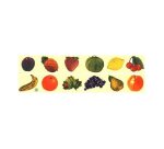 Gommette fantaisie cleopatre fruits 6 motifs 720 gommettes pochette de 24 planches a5