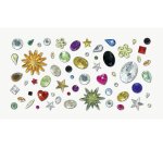 Pierres decoratives folia a coller theme noel sachet de   800 unites