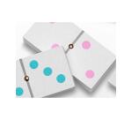 Jeu de 28 dominos cayro bois 2 a 4 joueurs coloris pastels